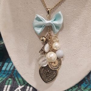 Goldtone Charm Necklace